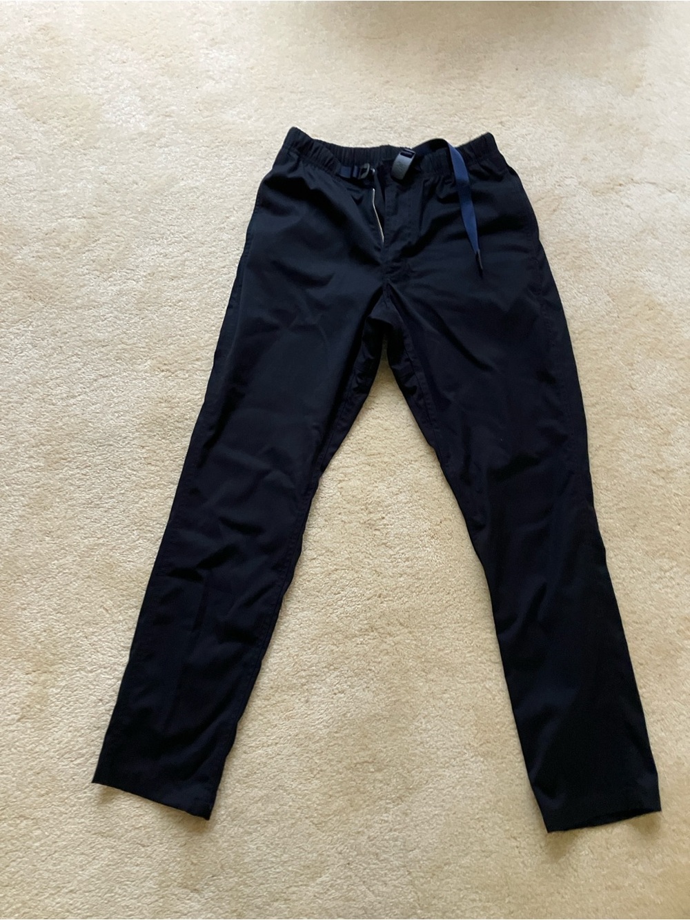 Gramicci x Beams navy twill stretch pants